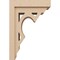 Ekena Millwork 7"W x 14"D x 21"H Classic Sheridan Rough Cedar Woodgrain TimberThane Corbel, Primed Tan CORUR07X14X21SHERCPR - alternate 3